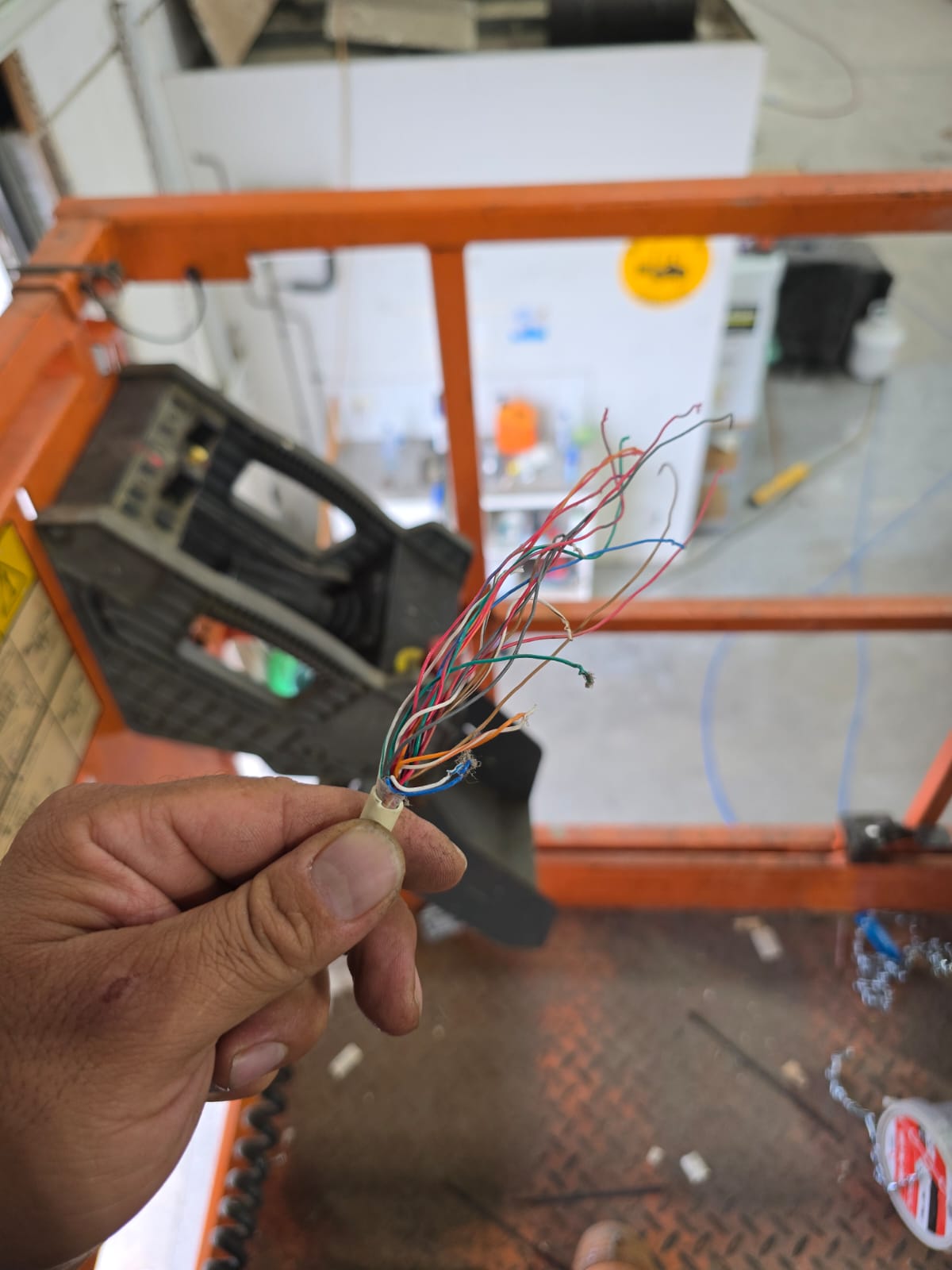 Professional data rack and network cabling installation showing organized data centre infrastructure wiring